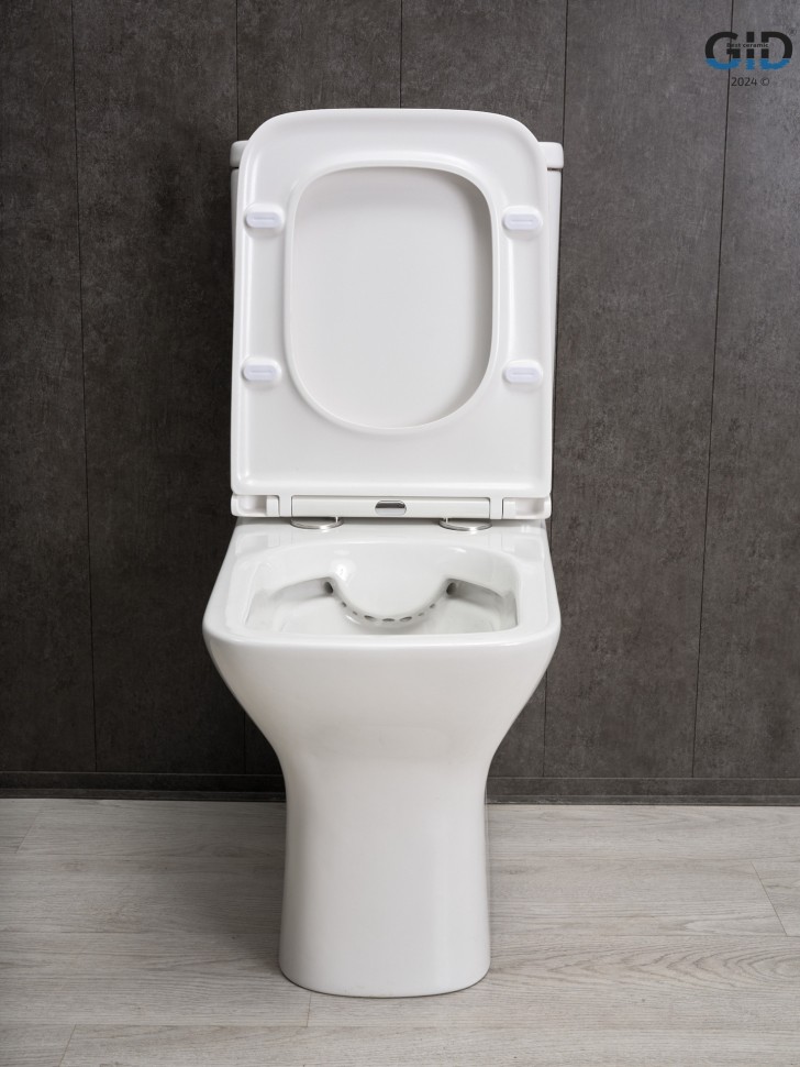 Унитаз напольный Gid Tn2125 62245Y белый 64.5x37x83