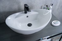 Раковина Gid N9018 51107 накладная белая 59x39x21