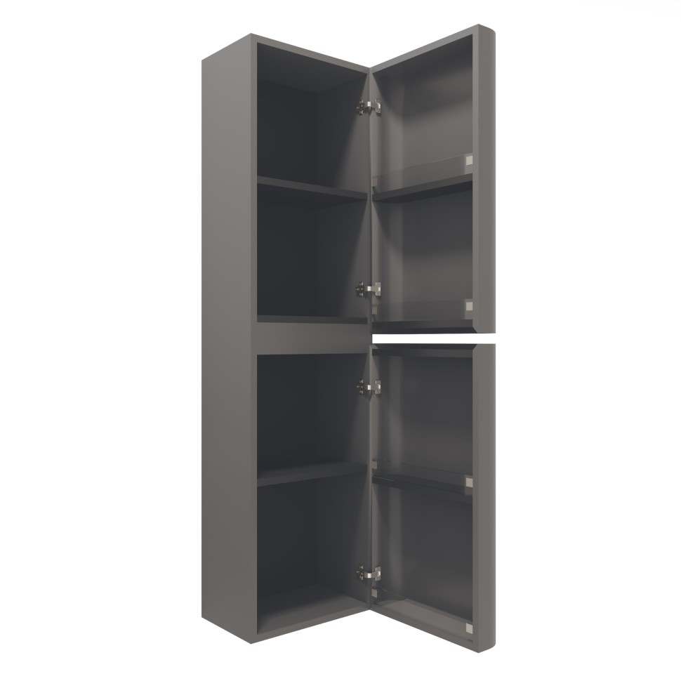 Шкаф Vincea Caprise VSC-4CA150MLG-L подвесной, левый, 1500*404*350, светло-серый матовый