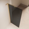 Душевая перегородка Волк-Ин (Walk-In) VLSW-1H800CGG, 800*2000, брашированное золото, стекло тонированное