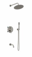 Душевой комплект Villa VSFW-1VL3BN встраиваемый, 3 режима, брашированный никель