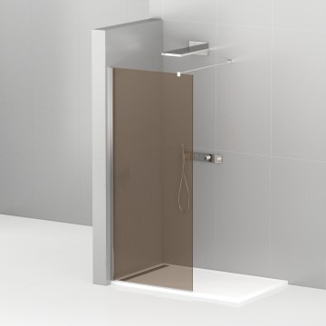 Душевая перегородка CEZARES LIBERTA-L-1-120-120-BR-Cr