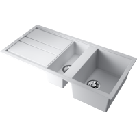 Кухонная мойка Omoikiri Kitagawa 100-2-WH Artceramic/белый