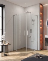 Душевой уголок CEZARES SLIDER-R-2-80/90-C-Cr
