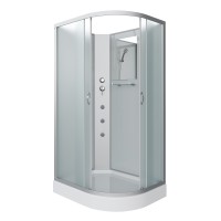 Душевая кабина Niagara Classic NG-3312-14LBKG (120х80х200) низкий поддон(13см),стекло матовое,3 места