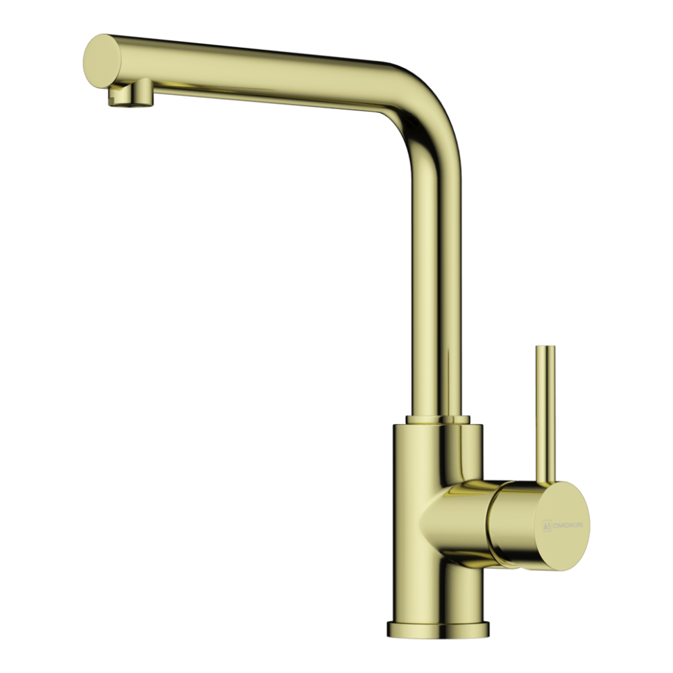 Смеситель для кухни Omoikiri Nakagawa-LG латунь/светлое золото