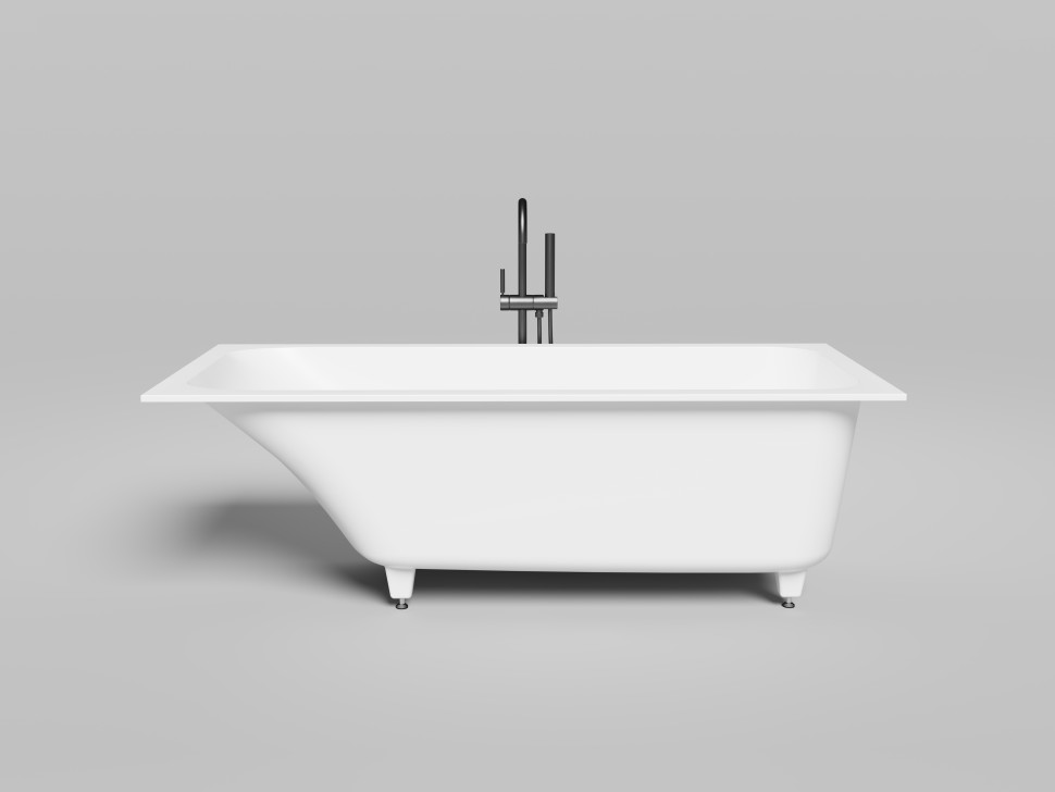 Ванна встраиваемая ORLANDA KIT 170x75 покраска по RAL полностью S-Stone Матовое