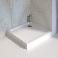 Душевой поддон квадратный RGW SMC-W Белый (800x800)