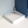 Душевой поддон квадратный RGW SMC-W Белый (800x800)