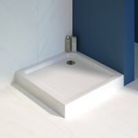 Душевой поддон квадратный RGW SMC-W Белый (800x800)