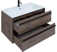 Тумба с раковиной Lino 80 Дуб Веллингтон