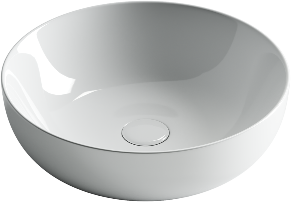 Умывальник чаша накладная круглая Element 420x420x130мм