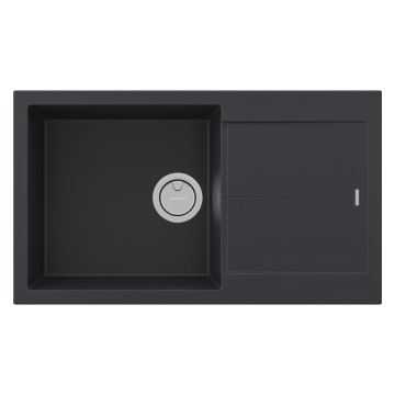 Мойка EXTENSIO 86, ACRYSTONE, PM988650-AN, ANTRACITE, 860х500 мм, Paulmark