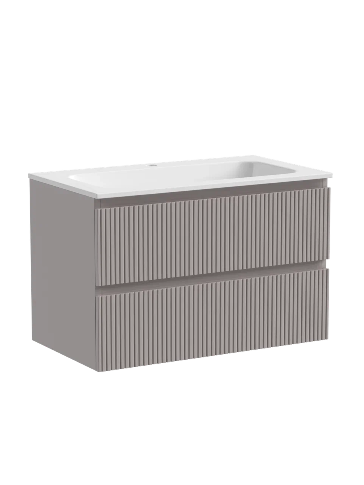 Тумба подвесная SANCOS Snob T 790х445х500, c двумя ящиками оснащенными доводчиками, Doha Soft, арт.SNT80SM