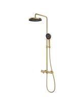 Душевая стойка Rim VSFS-2RM1BG с изливом, брашированное золото