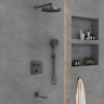 Душевой комплект Inspire VSFW-431I2GM встраиваемый, вороненая сталь