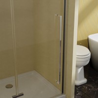 Душевая дверь Slim-N VDPH-5SN900CL, 900, хром, стекло прозрачное