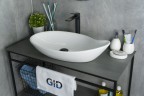 Раковина Gid N9052 51116 накладная белая 65x38x14
