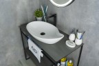 Раковина Gid N9052 51116 накладная белая 65x38x14