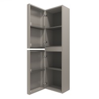 Шкаф Vincea Caprise VSC-4CA150MG-R подвесной, правый, 1500*404*350, серый матовый