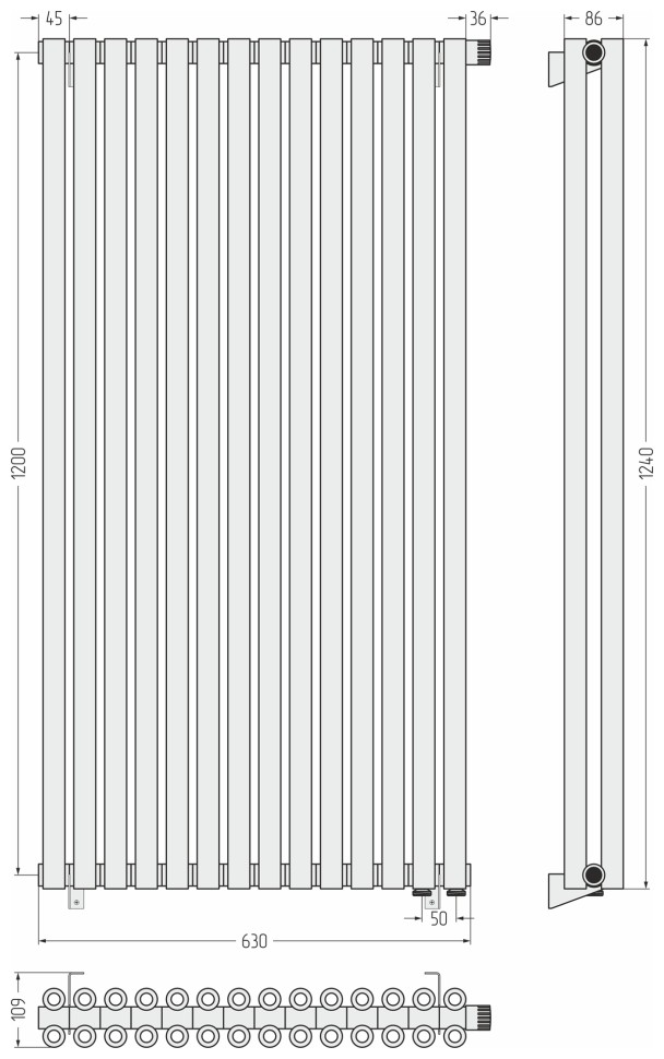 Эстет-00 EU50 1200х630 14 секций