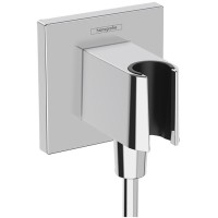 Держатель ручного душа Hansgrohe , с выводом, цвет: хром 26889000