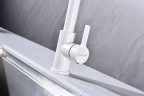 Смеситель для кухни Halt, белый матовый, Ha214021-431(WH), Paulmark
