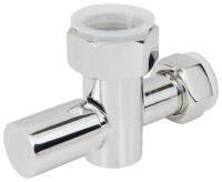 Вентиль запорный с клапаном круглый (G 1" НГ х G 3/4" НГ)