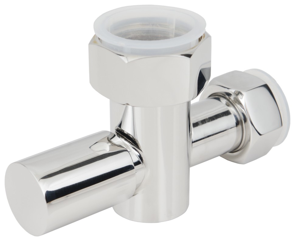 Вентиль запорный с клапаном круглый (G 1" НГ х G 3/4" НГ)