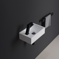 Раковина BERGES Small, 37х23 см, отверстие под смеситель справа