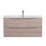База под раковину подвесная BelBagno MARINO-CER-N-1000-2C-SO-RG-P