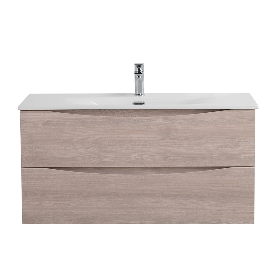 База под раковину подвесная BelBagno MARINO-CER-N-1000-2C-SO-RG-P