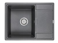 Мойка FLUGEN 50-650, IT-GRANIT, PM216550-DG, графит, 650х500 мм, Paulmark