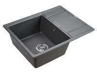 Мойка FLUGEN 50-650, IT-GRANIT, PM216550-DG, графит, 650х500 мм, Paulmark