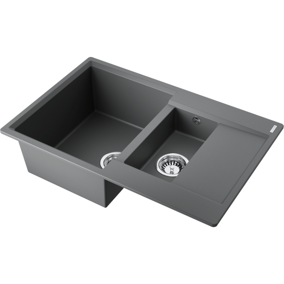 Кухонная мойка Omoikiri Daisen 78-2T-PL Tetogranit/платина