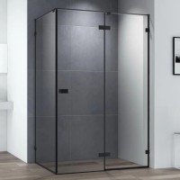 Петли + ручки + обрамление двери CEZARES BELLAGIO-TB/HNG/HND-NERO-140