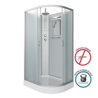 Душевая кабина Niagara Classic NG-3312-14LBKT (120х80х210) низкий поддон(13см),стекло матовое,3 места