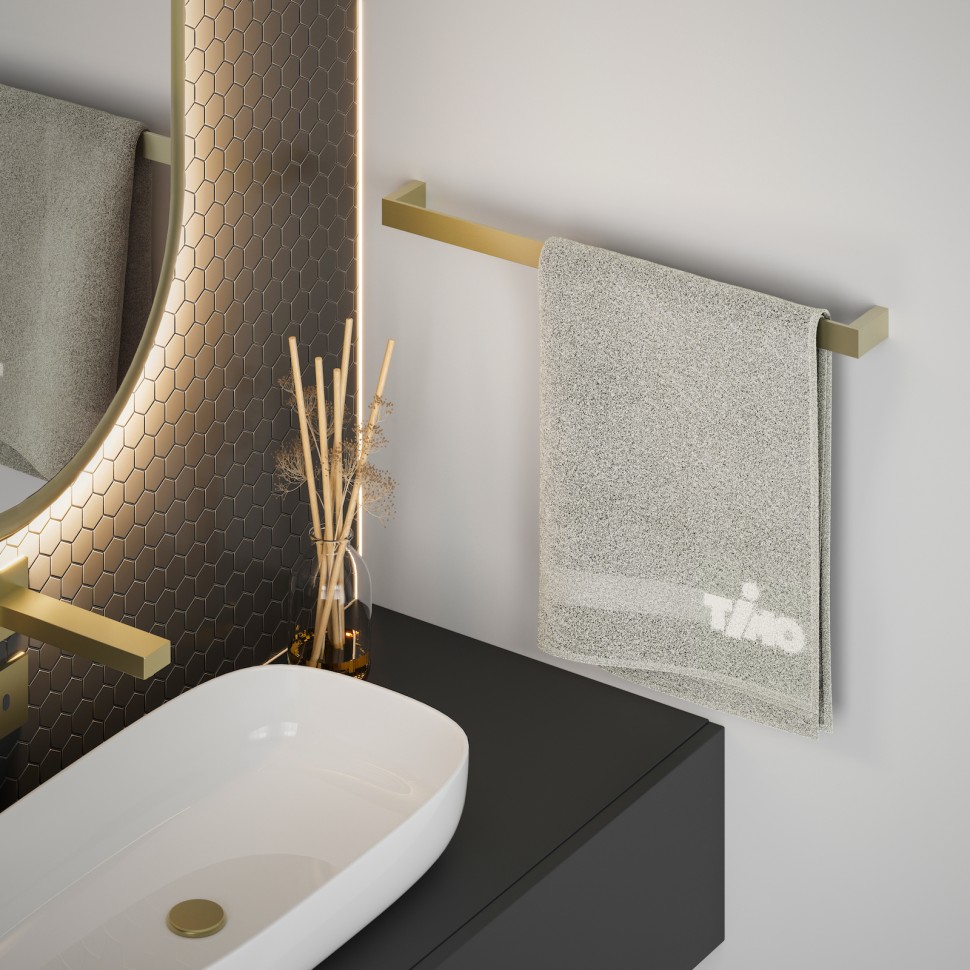 Полотенцедержатель Timo Petruma 15253/17 золото матовое