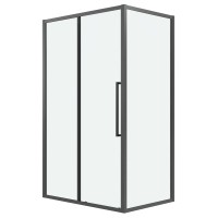 Душевое ограждение Grossman Cosmo 100.K33.02.120.42.00-200.K33.02.70.42.00 (120х70х195) раздвижная,графит сатин,стекло прозрачное,2 места