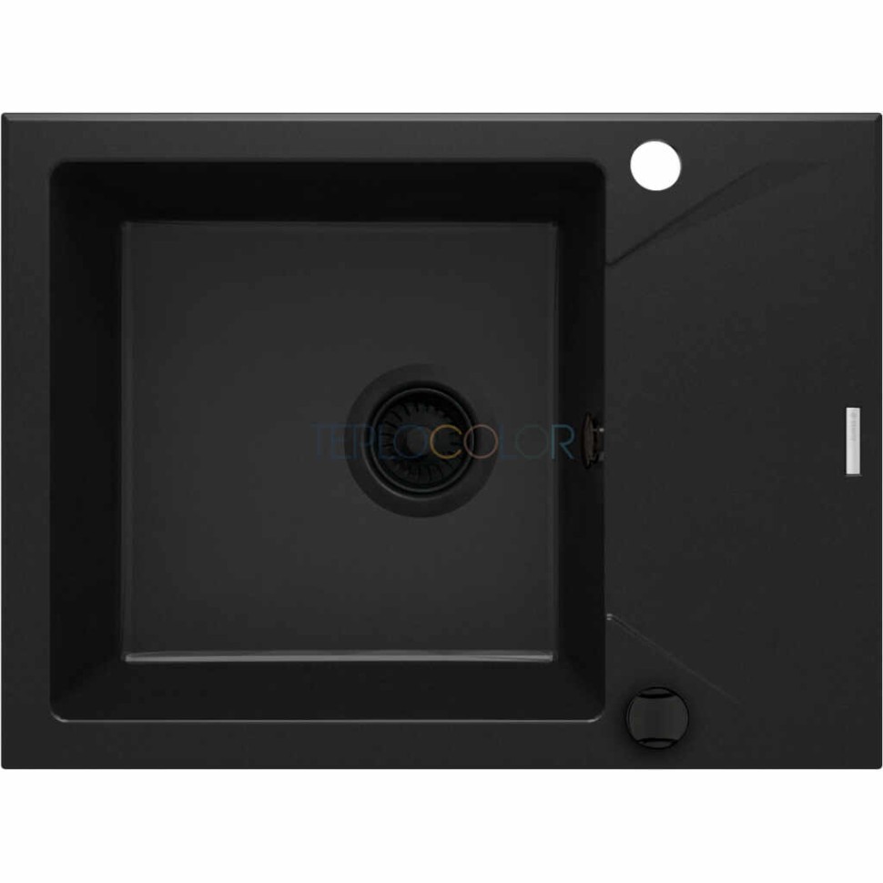 Гранитная мойка, 1-чаша с осушкой