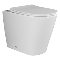 Напольный приставной унитаз Highlight Rimless