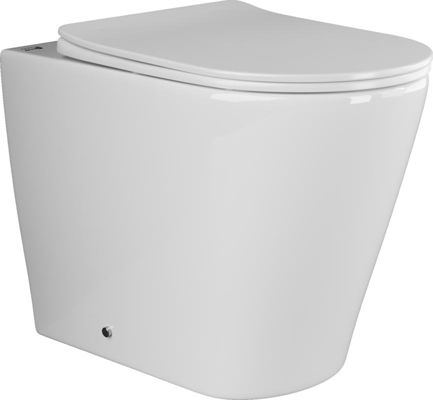 Напольный приставной унитаз Highlight Rimless