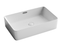 Умывальник чаша накладная прямоугольная со сливом переливом Element 600x380x140мм