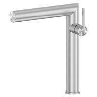 Смеситель ABBER Perfekte 316 AF8A11BST-L для раковины, брашированная сталь