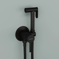 Гигиенический душ SANCOS Start со смесителем, цвет черный матовый, арт. SC1001MB