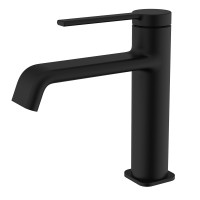 AQM6410MB Asti Смеситель для раковины однорычажный, Черный матовый