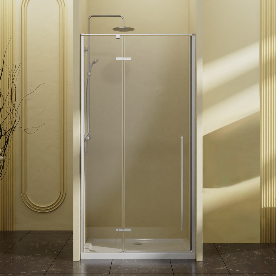 Душевая дверь Slim-N VDPH-5SN100CL, 1000, хром, стекло прозрачное