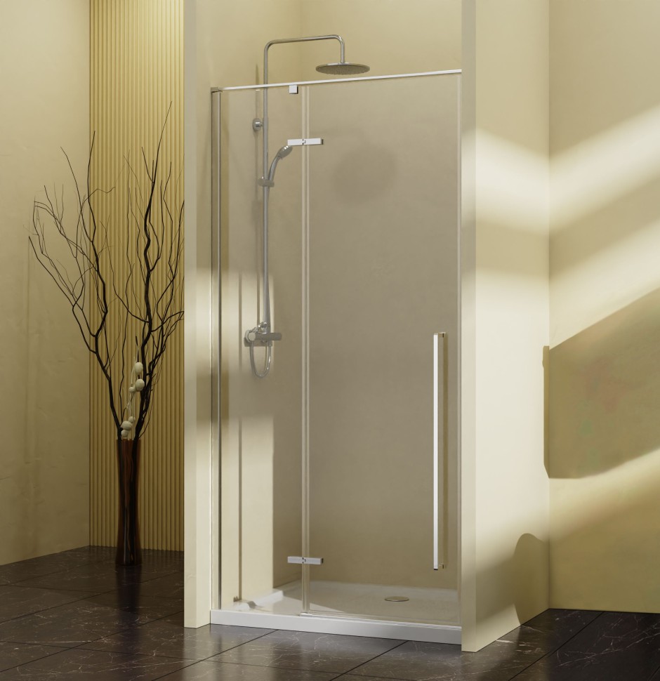 Душевая дверь Slim-N VDPH-5SN100CL, 1000, хром, стекло прозрачное
