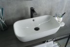 Раковина Gid N9217 51132 накладная белая 61x34x13.5