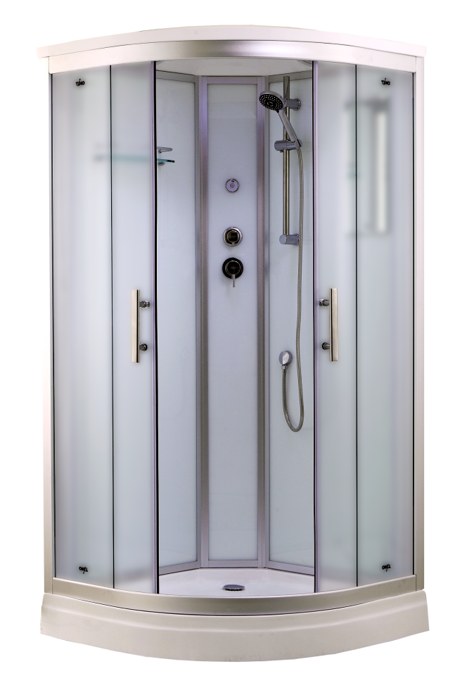 Timo Standart T-6601 Silver Fabric душевая кабина (100*100*220), шт